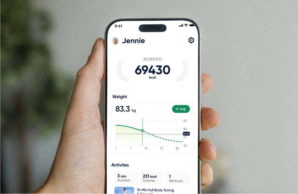 ZenFit app dashboard
